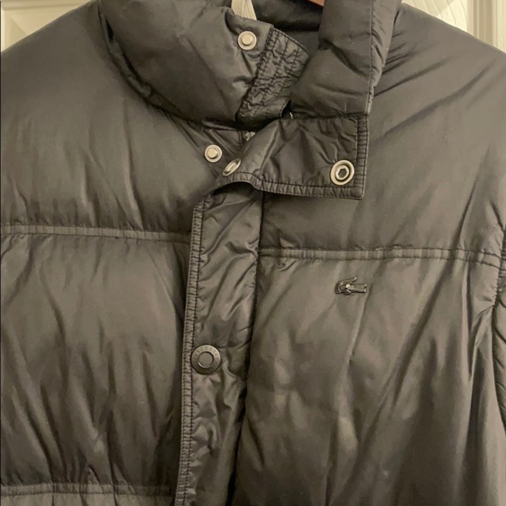 Lacoste Black Jacket/ VEST  SZ 52/5 SZ M